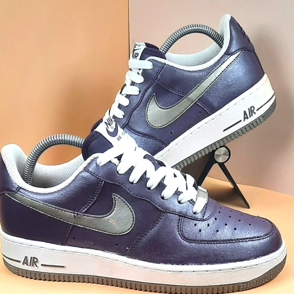 Nike Air Force 1 '07' Purple Metallic Women's Shoes ID#315115-501